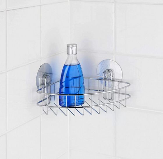 Полка угловая для душа STATIC-LOC