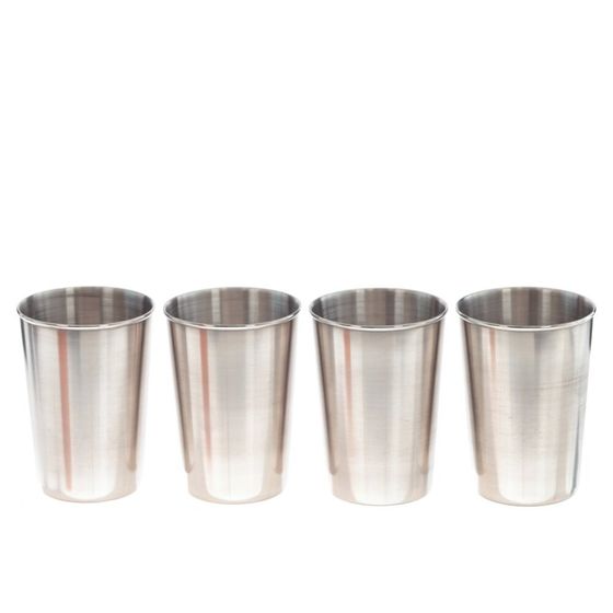 Набор из 4-х стопок в чехле, 200 мл, Д6 Ш6 В12 см