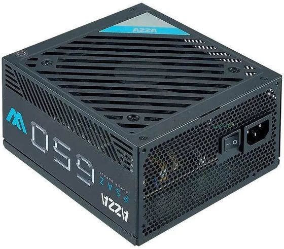 Блок питания 650W ATX Azza PSAZ-650B 80+ bronze (20+4pin) APFC 120mm fan 5xSATA RTL