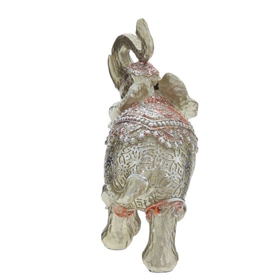 Фигурка декоративная "Слон", L15 W6,5 H14,5 см, 1 штука, дизайн микс
