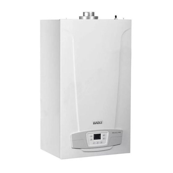 Котел газовый Baxi ECO Life 1.24 F, 24 кВт, одноконтурный, турбированный