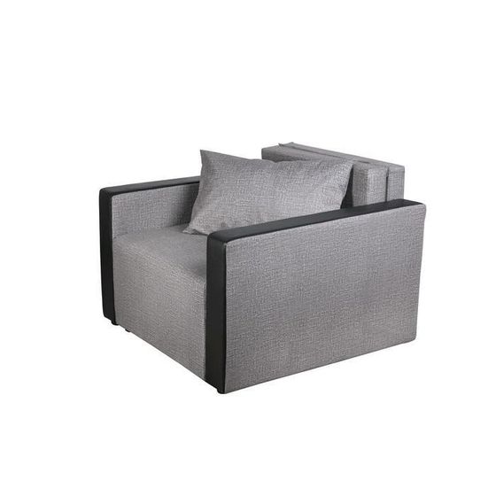 Кресло-кровать &quot;Милена-2&quot; ткань серый велюр