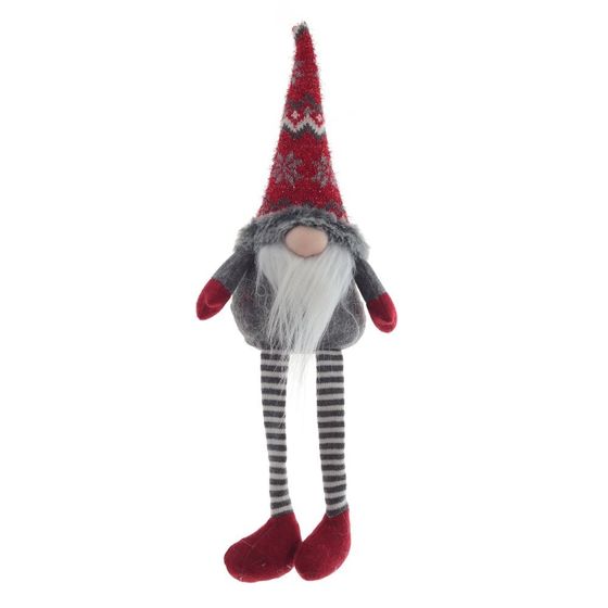 Игрушка набивная &quot;Гном&quot;, L15 W8 H43/18 см, 2в.