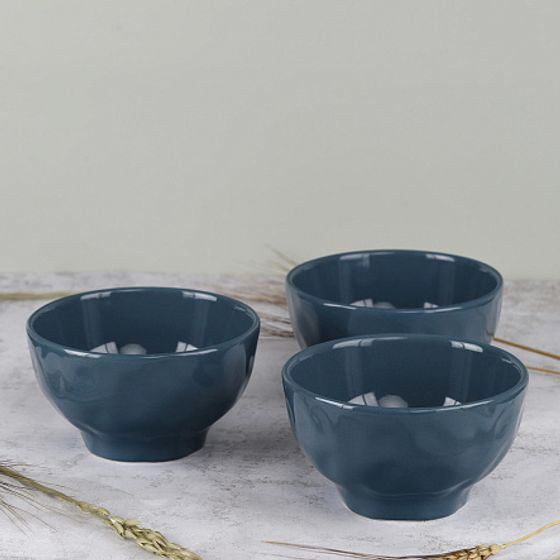 Салатник STONE синий 15см