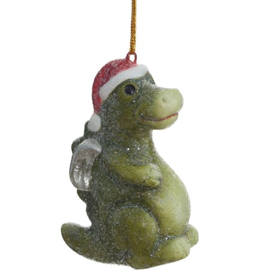 Фигурка декоративная &quot;Дракон&quot; (блок 12шт) , L5 W3 H7,5 см, 6в.