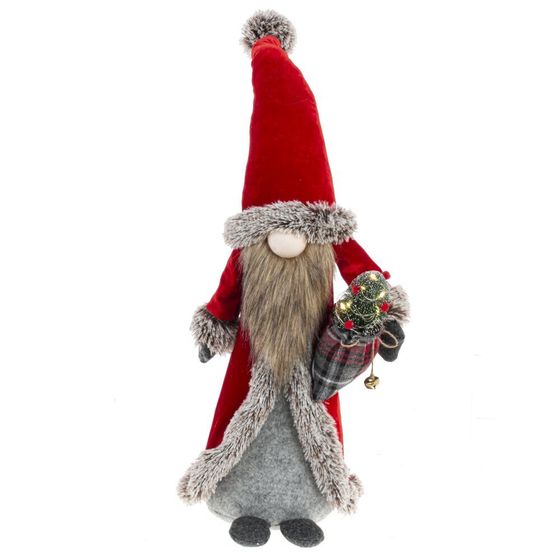 Игрушка набивная &quot;Гном&quot; (3xLR44), L24 W20 H79/47 см, 2в.