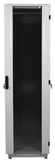 ЦМО Шкаф телекоммуникационный напольный 42U (600x800) дверь стекло, цвет чёрный (ШТК-М-42.6.8-1ААА-9005) (3 коробки)