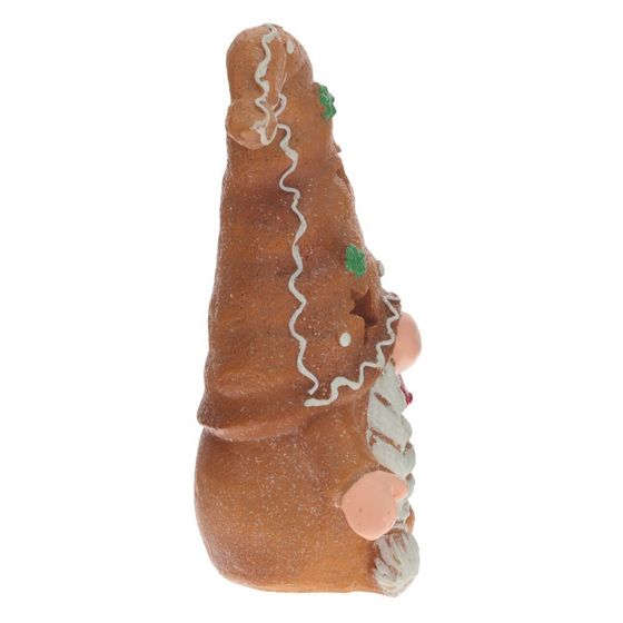 Фигурка декоративная с подсветкой &quot;Пряничный Гном&quot;,  L13 W8,5 H19,5 см, 2в. (LR44 2 шт)