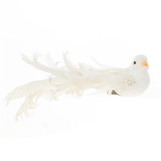 Изделие декоративное &quot;Птичка&quot;, L15 W3,5 H4 см, 2в.