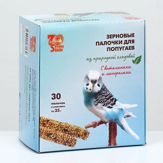 Набор палочки &quot;SHOW BOX&quot;  для попугаев  витаминами и минералами, коробка 30 шт, 750г