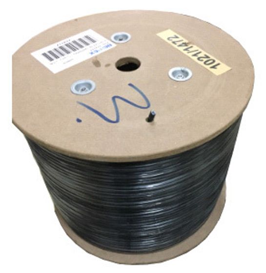 Витая пара FTP 4 пары cat5E solid 0.50мм CCA 305м черный outdoor