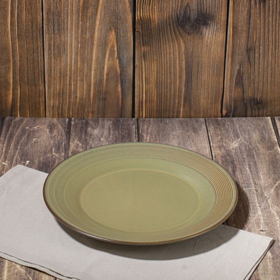 Тарелка обеденная HELEZONE GREEN 28см