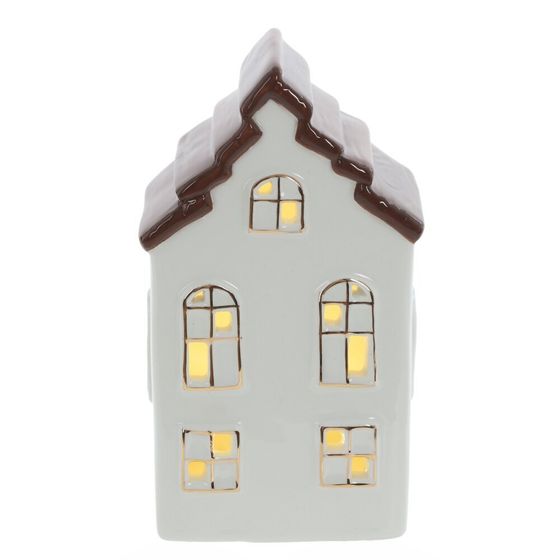 Изделие декоративное &quot;Домик&quot; с подсветкой (LR44x2), L, L7,5 W5,5 H14 см, 2в.