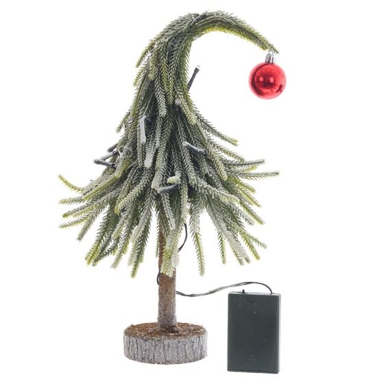 Изделие декоративное с подсветкой &quot;Елка&quot; (3хАА, не вход.), L22 W22 H34 см