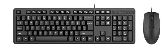 Клавиатура+мышь A4Tech KK-3330 проводной черный
