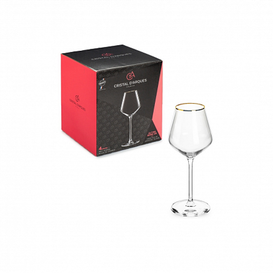 Набор бокалов для вина ULTIME BORD OR 4шт 380мл