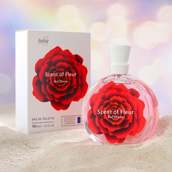 Туалетная вода женская Scent of Fleur Red Dream, 100 мл (по мотивам In Red (Armand Basi)