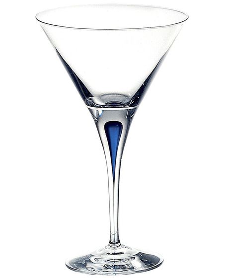 Intermezzo Blue Martini Glass