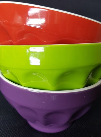 !09 Миска большая 14, 5 см, керамика цвет зеленый