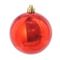 Набор из 4шт Украшение новогоднее Шар &quot;Красная вселенная&quot;, D 8 см, L15,5 W8 H15,5 см