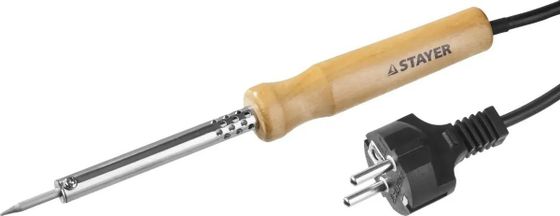 Паяльник электрический Stayer MASTER 40Вт жало: конус (55310-40)