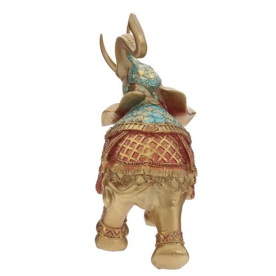 Фигурка декоративная "Слон", L17,5 W9 H21,5 см, 1 штука, дизайн микс