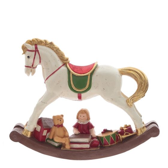 Фигурка декоративная &quot;Лошадка-качалка&quot;, L49 W12 H40 см