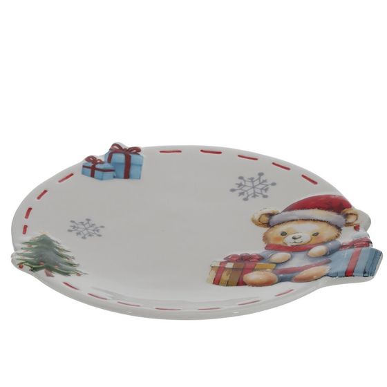 Тарелка &quot;Веселый Новый год&quot;, L16 W15 H1,5 см