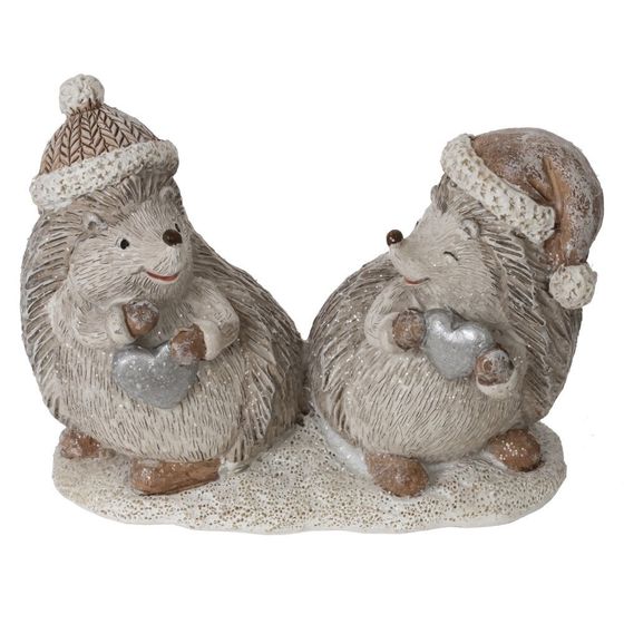 Фигурка декоративная &quot;Ёжики&quot;, L12,5 W5 H9 см