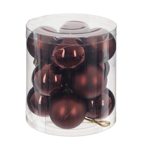 Набор из 12шт Украшение новогоднее &quot;Шар&quot;, D 4 см, L9,5 W9,5 H10,5 см