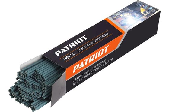 Электроды сварочные Patriot МР-3С D=4.0мм L=450мм 5000гр (605012210)