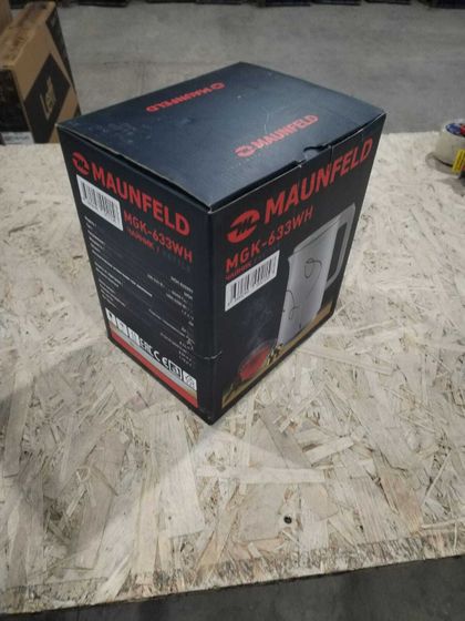 УЦЕНКА-Чайник электрический Maunfeld MGK-633WH 1.7л 2200Вт белый -(скол на крышке чайника)