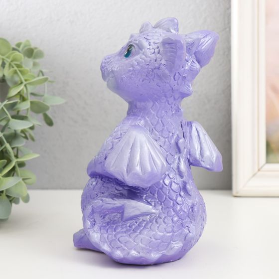 !Копилка "Дракончик" 18х10х10 см, сиреневый