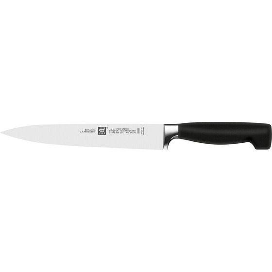 Zwilling Four Star 20 CM Czarny Nóż DO Wędlin Kuty