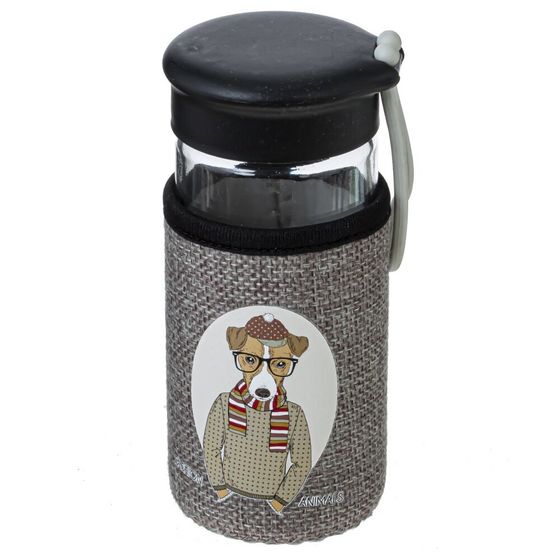 Бутылка, 250 мл, L7 W6,5 H14 см, дизайн микс