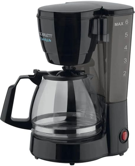 Кофеварка капельная Scarlett SC-CM33018 600Вт черный