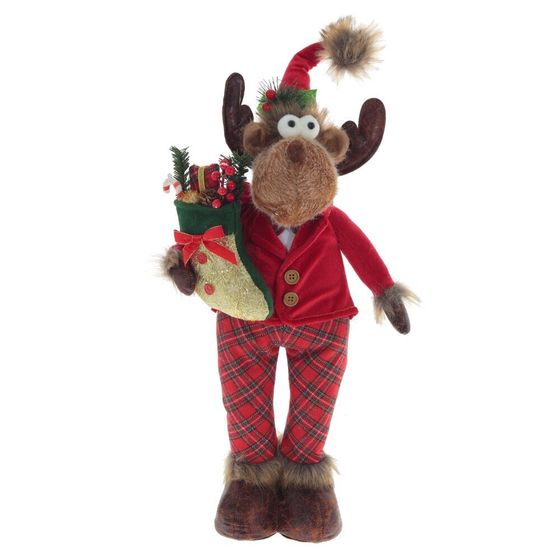 Игрушка набивная &quot;Лось&quot;, L24 W12 H57/41 см, 2в.