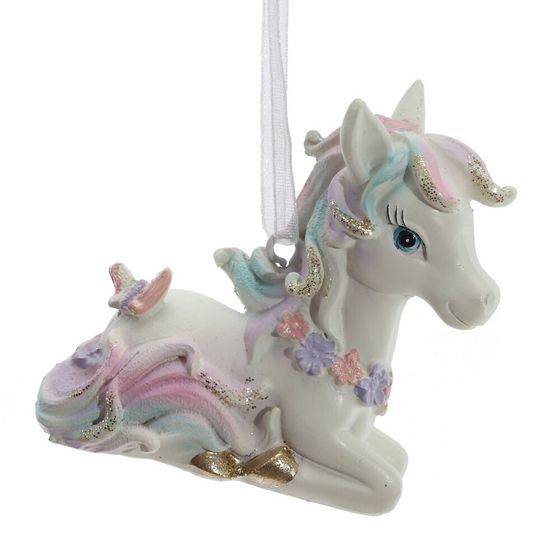 Фигурка декоративная подвесная &quot;Лошадка&quot;,  L7 W2,5 H6 см, 2в.