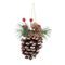 Изделие декоративное подвесное &quot;Шишка&quot;, L9 W9 H18 см, 4в.