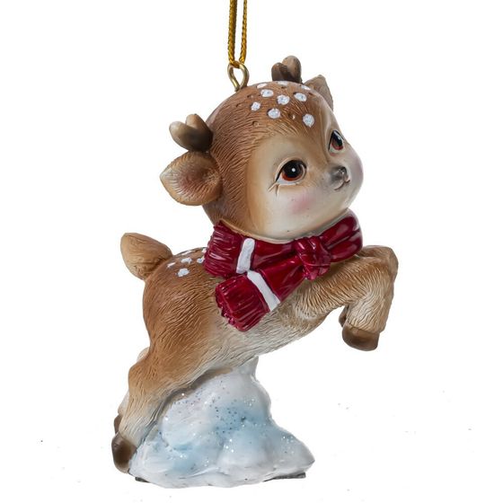 Изделие декоративное подвесное "Олень", L5,5 W3 H8 см, 4в.