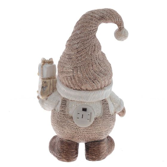 Фигурка декоративная &quot;Гном&quot; с подсветкой (LR44х2), L15 W10 H24 см