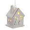 Фигурка декоративная подвесная "Домик" с подсветкой (2хLR44), 2в., L4,5 W4 H6 см, 2в.