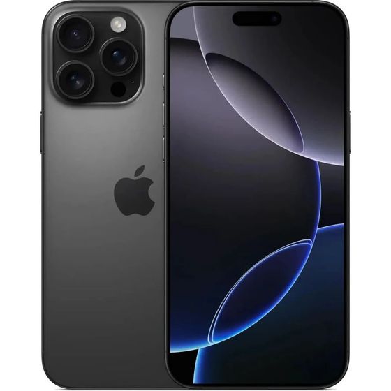 Смартфон Apple iPhone 16 Pro Max 8Gb/1Gb черный титан (MYWQ3J/A)