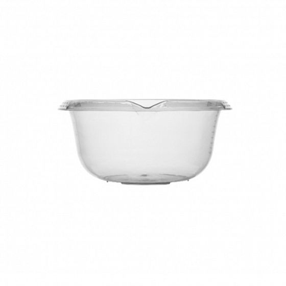 Миска дымчатая 4л 28х28х18см с мерным делением