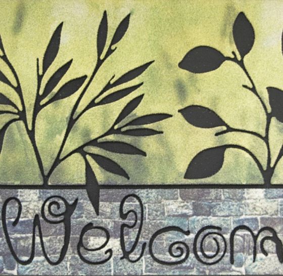 Коврик придверный WELCOME 45х75см