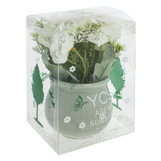 Цветочная композиция, L12,5 W14 H16,5 см, 4в.