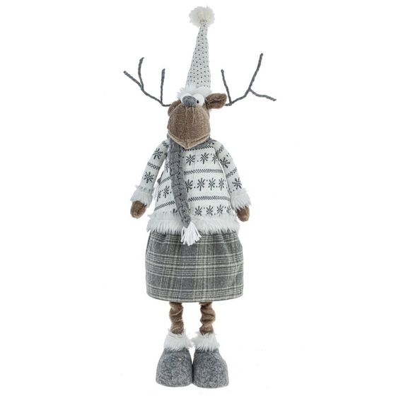 Игрушка набивная &quot;Олень&quot; (телескоп ноги), L49 W20 H116/45 см, 2в.