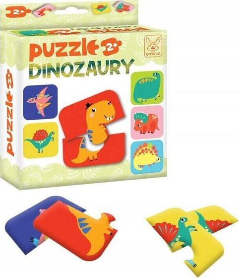 Kangur Puzzle Dinozaury 2+ 41480