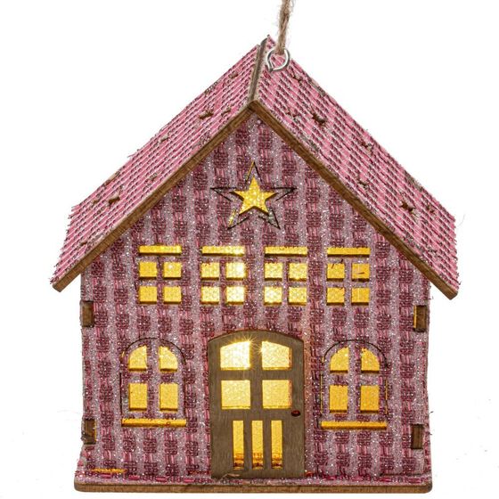 Изделие декоративное с подсветкой &quot;Домик&quot; (LR54Х3), L9,5 W5,5 H10,5 см