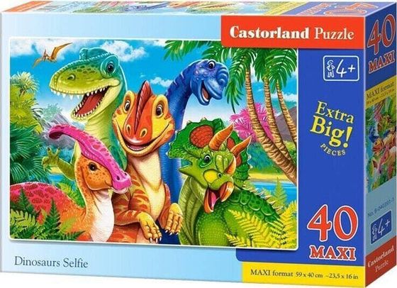 Castorland Puzzle 40 Dinosaurs Selfie CASTOR